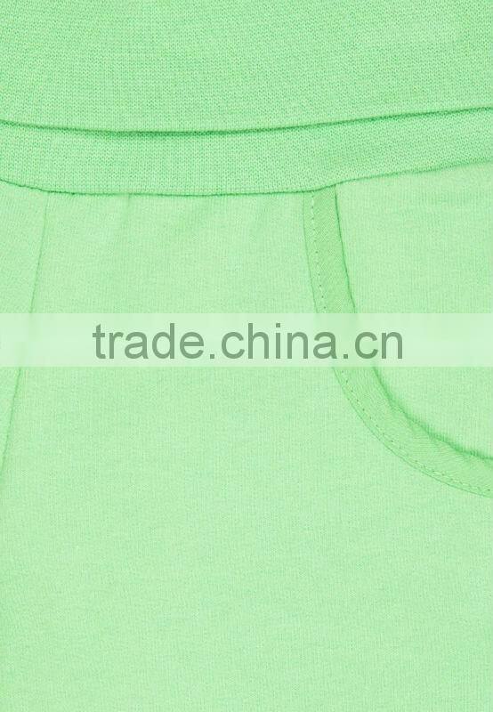 100% Cotton Plain Baby Leggings Pants With Pocket