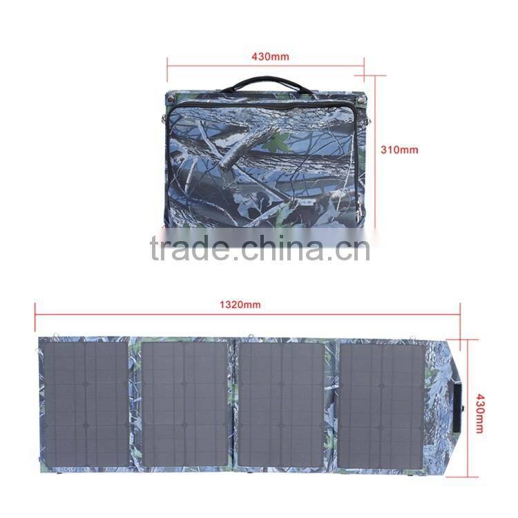 Monocrystalline Silicon Material portable folded solar cell panels for camping car battery