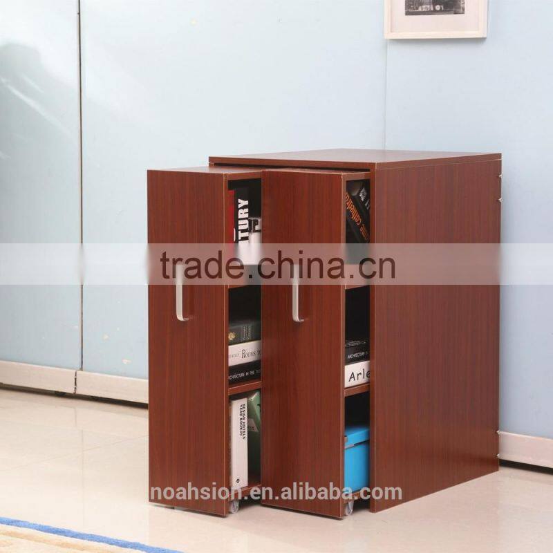 combination push pull bookcase book rack