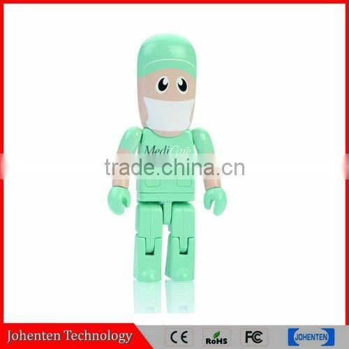 PVC material longevity custom usb stick custom logo memory flash drive