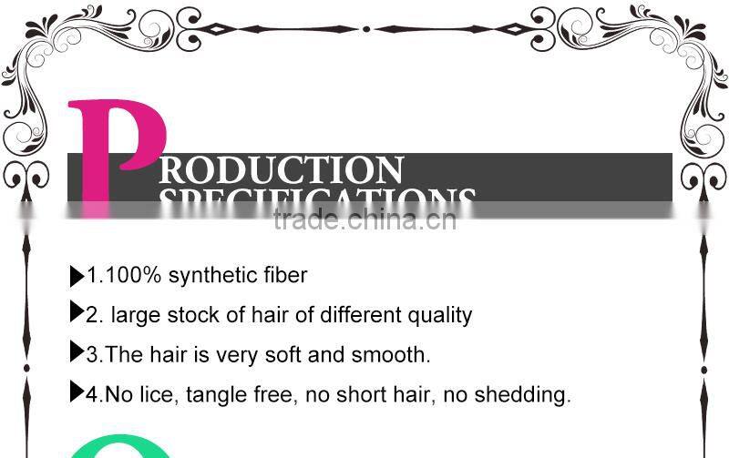 New style medium length loose wavy gray 1/4 bjd doll wigs