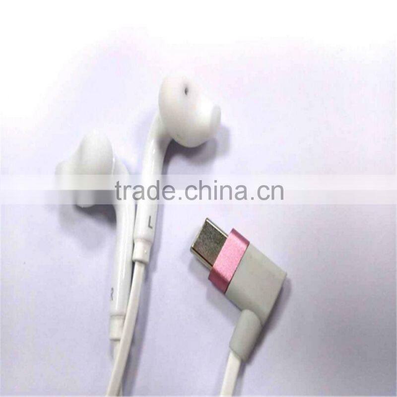 Manufacturer high quality wired stereo type-c earphone