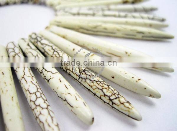 1string 15' 19-46MM white ivory TURQUOISE stone loose beads strand 3020002