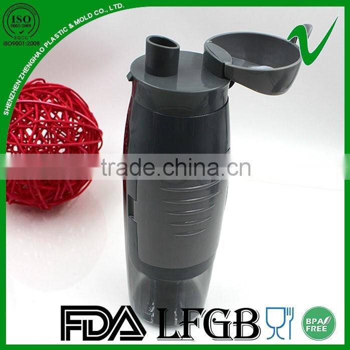Custom clear empty 700ml plastic heat resistant bottle with bpa free