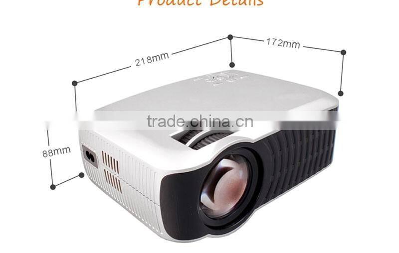 New arrival! World 1st 720P Android 4.4.2 HD LED small LCD Projector with Miracast WiFi Bluetooth 4.0 Bluray beamer