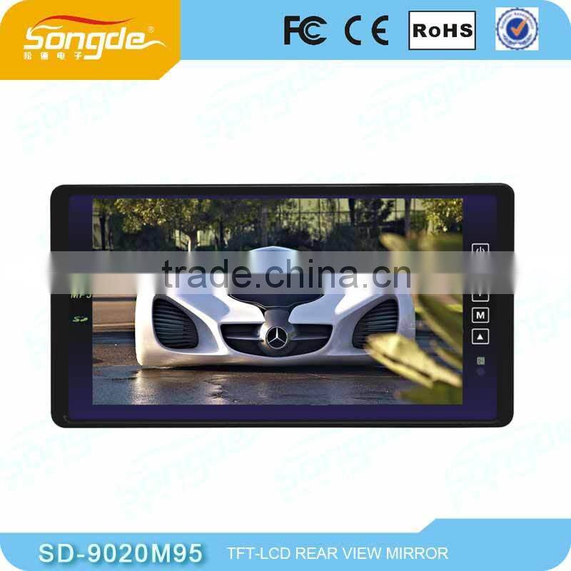with GPS and USB function day night rear view mirror monitor