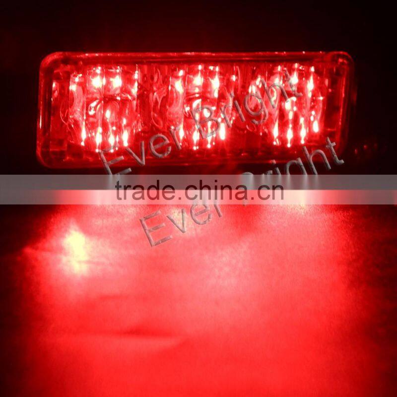 High powe 3W Auto LED warning amber strobe light super bright strobe light car