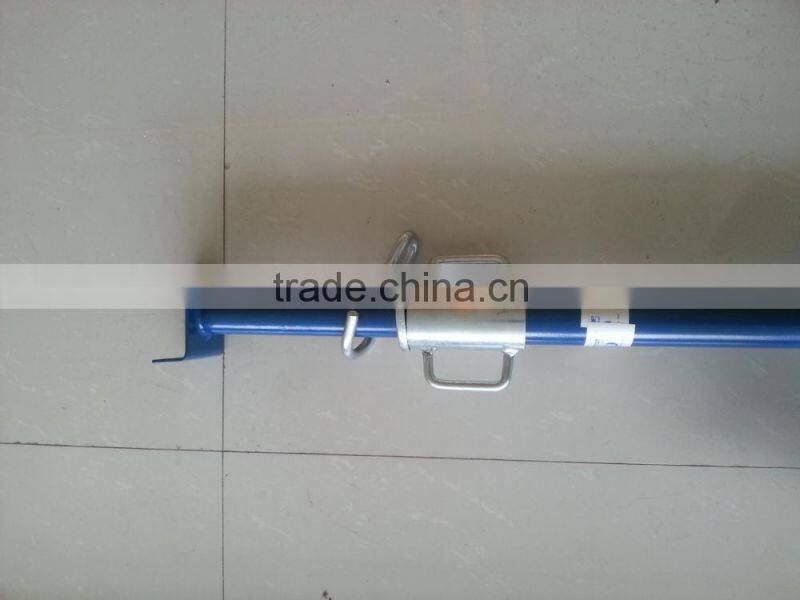 Adjustable metal post shore prop