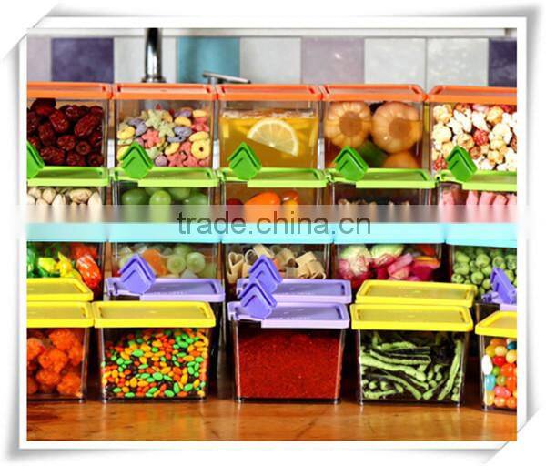 custom made palstic food container, commercial plastic food container