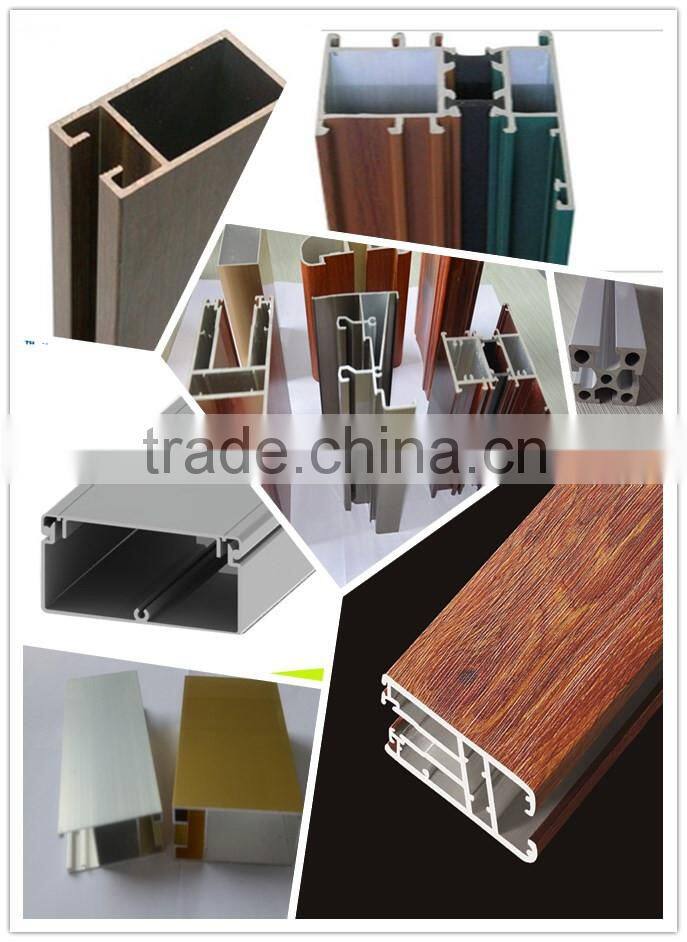 Aluminium curtain wall profiles for glass wall or curtain wall