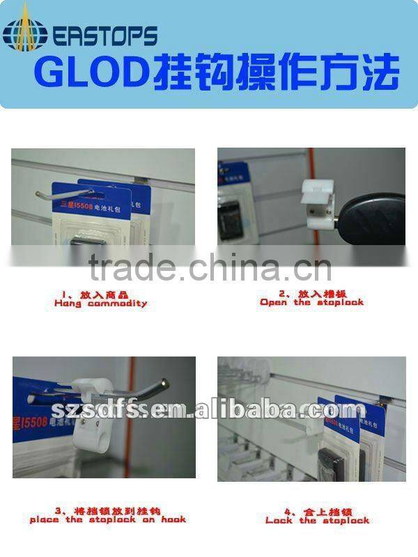 2013 Security stoplock for anti theft hook