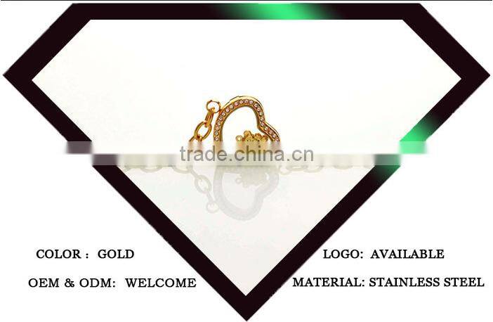 best selling heart bracelets lockets stainless steel