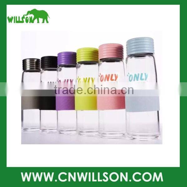 OEM new design 600ml glass water bottle manufacturer