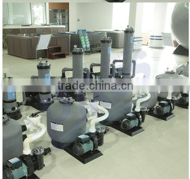 Side mount swimming pool sand filter for reverse osmosis