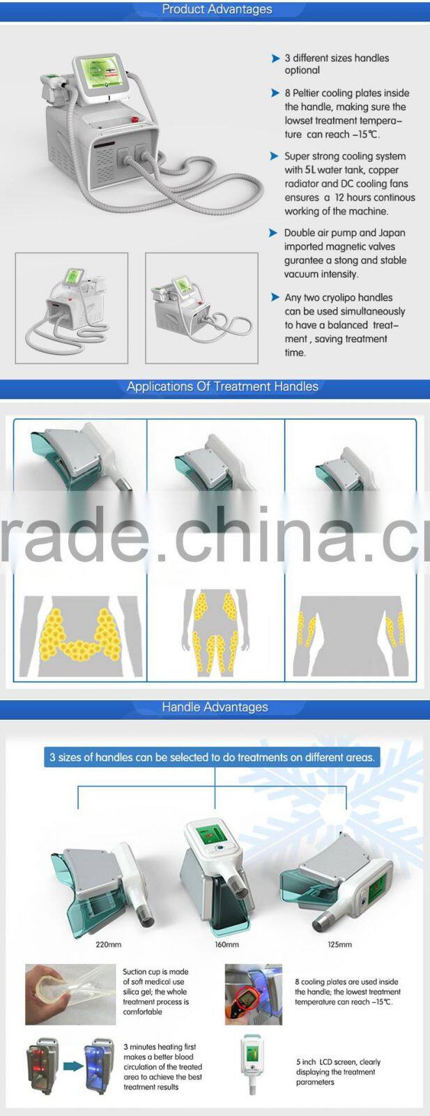 FDA approval slimming cold lipolysis portable kryolipolyse fat freezing cryolipolysis device