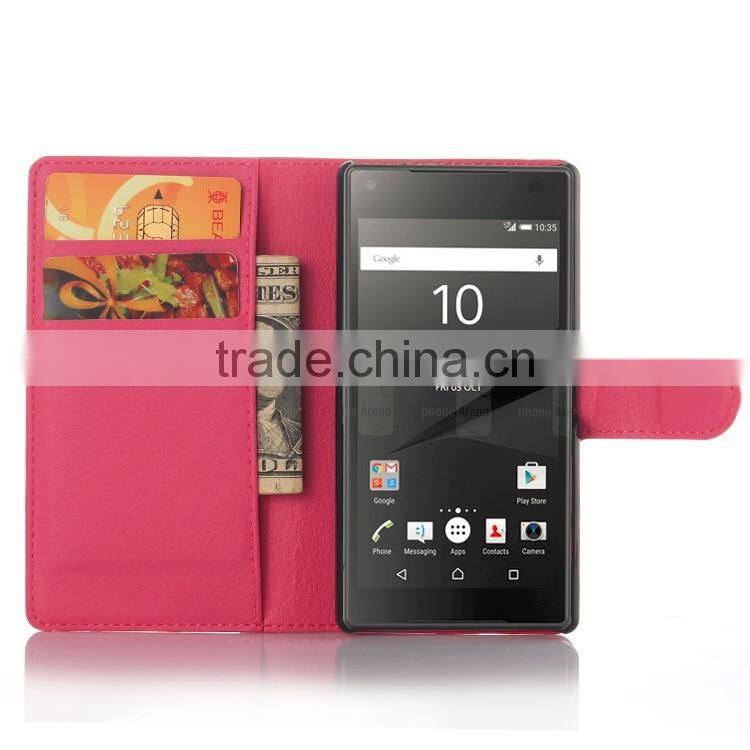 CHEAP COW SKIN TEXTURE Soft Wallet Case Stand PU Leather Case For SONY XPERIA Z5 E6603 E6633 FLIP LEATHER CREDIT CARD CASE