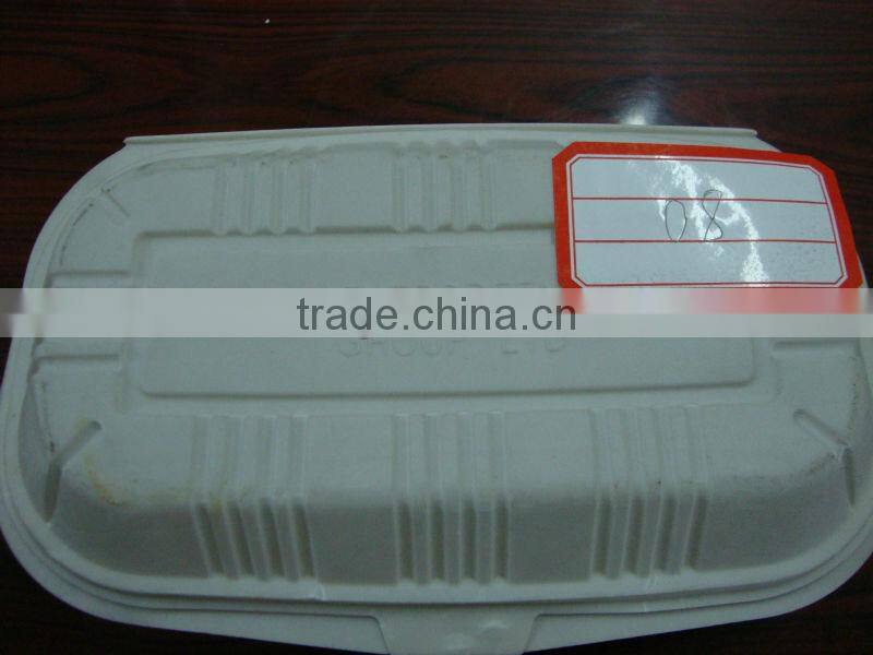 Disposable plastic food container machine