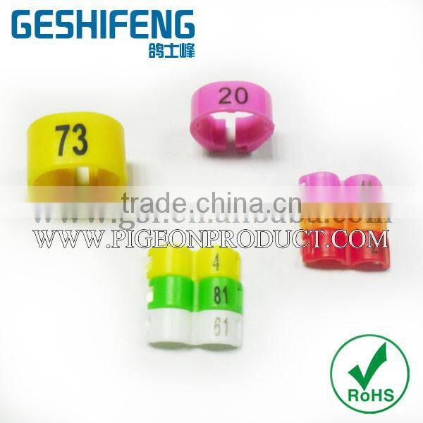 pigeon ring factory geshifeng factory plastic ring for bird tag made in China