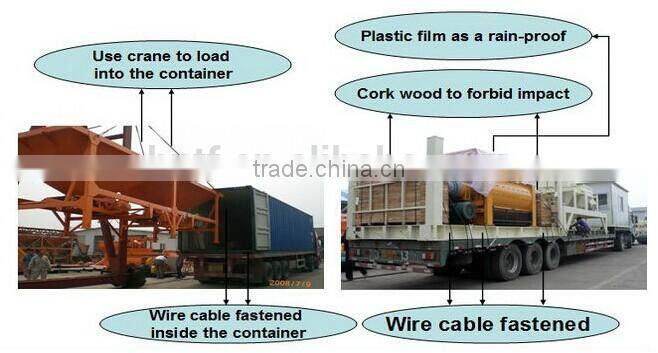 Movable Electric Concrete Mixing Machine with 17-20m3/h Productivity