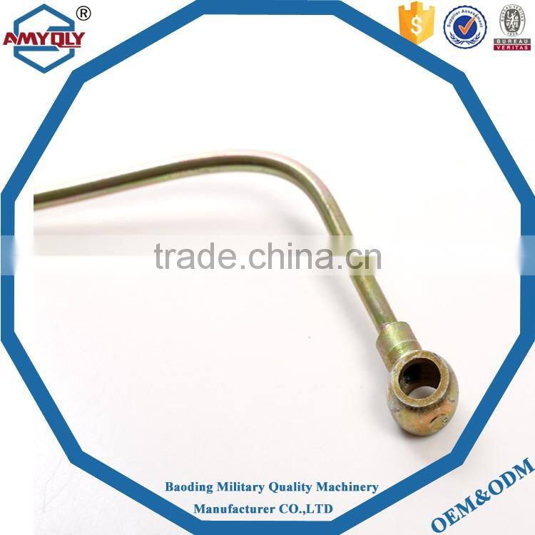 High quality steel high pressure hard diesel fuel injection oil pipe for test