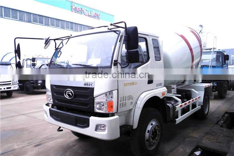 Made in china small right hand drive 3m3 concrete mixer truck