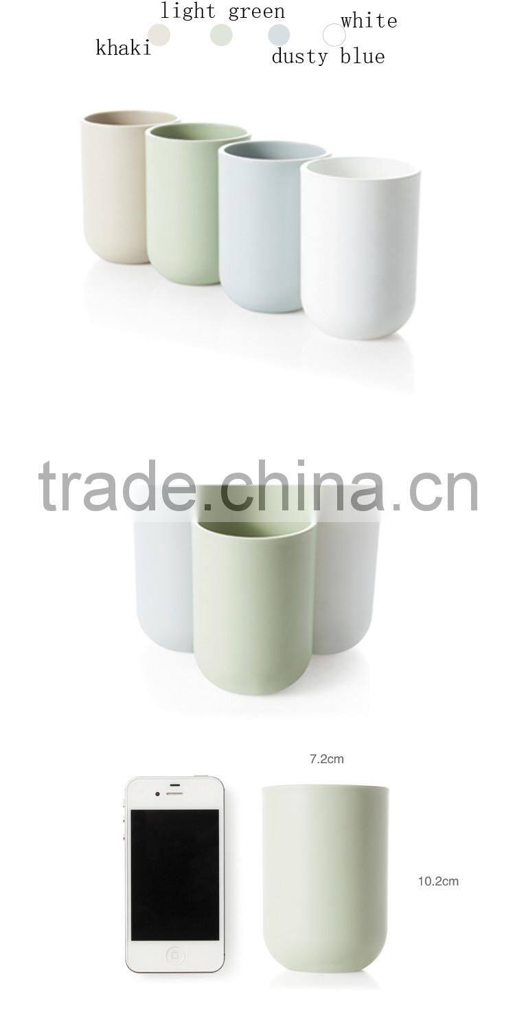 CE / EU Fashional simple plastic washing cup--khaki