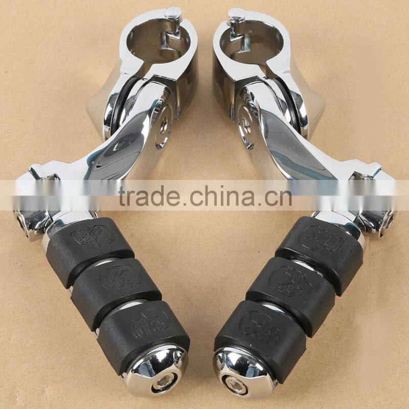 Engine Guard 1.25" Highway Foot Pegs Footpeg For Universal Motocycle New