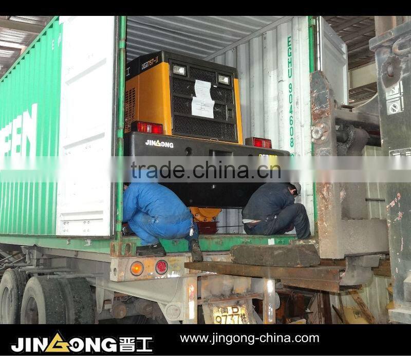 Chinese machine pallet fork front loader JGM761FT25 25 ton forklift machine