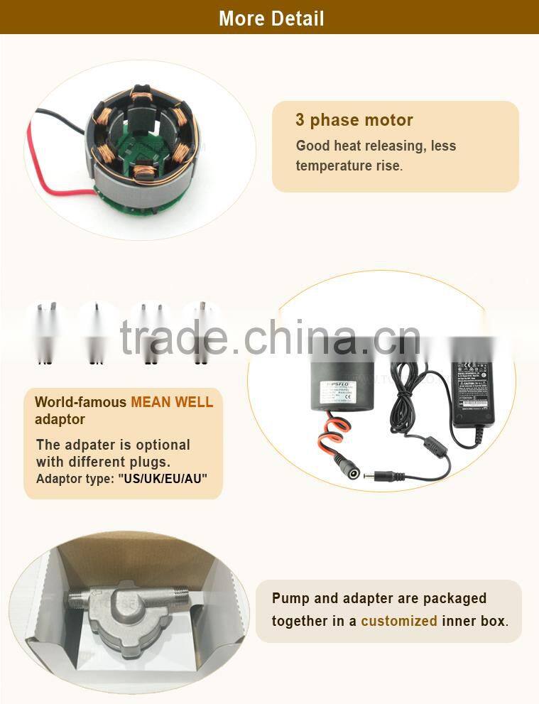 24v dc mini Brewery Equipment pump
