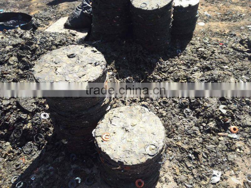 hydraulic type pressing waste engine oil filter paper equipment