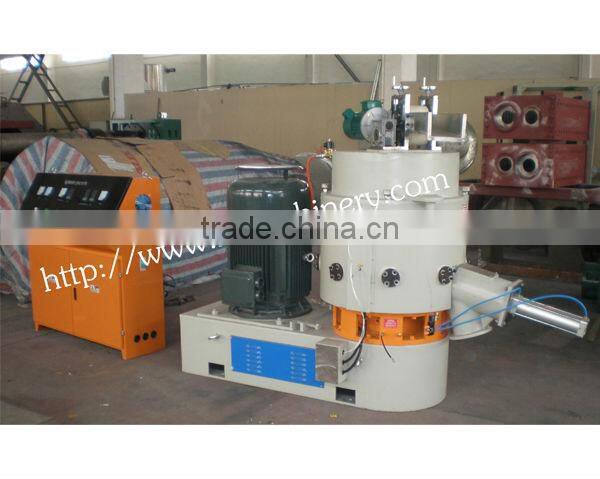 plastic film agglomerating/compacting machine