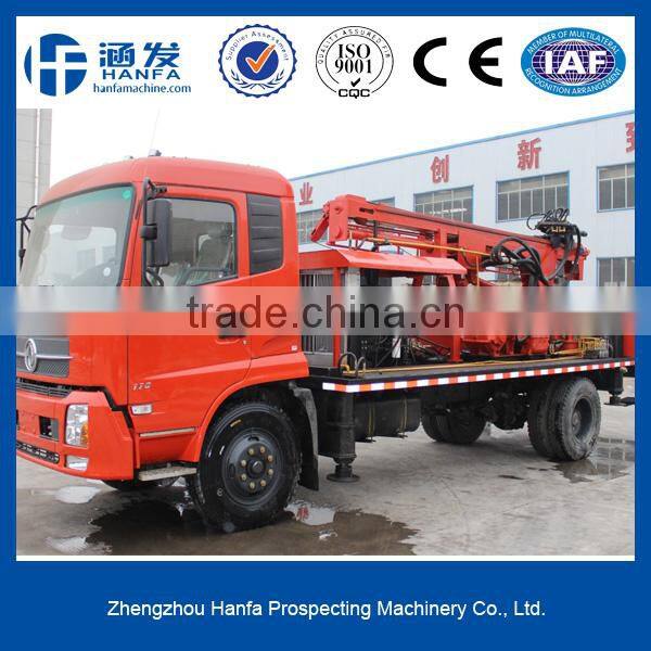 for water well drilling, truck mounted HFT350A water well drilling machine