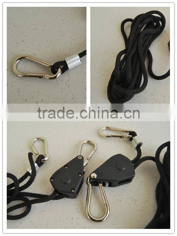 1/8 growing hanging rope/ 1/4 reflector hanger/ rope ratchet hanger 1/8