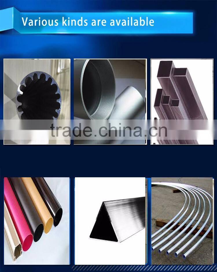 various shape Anodized Aluminum profile Tube 6063-T5