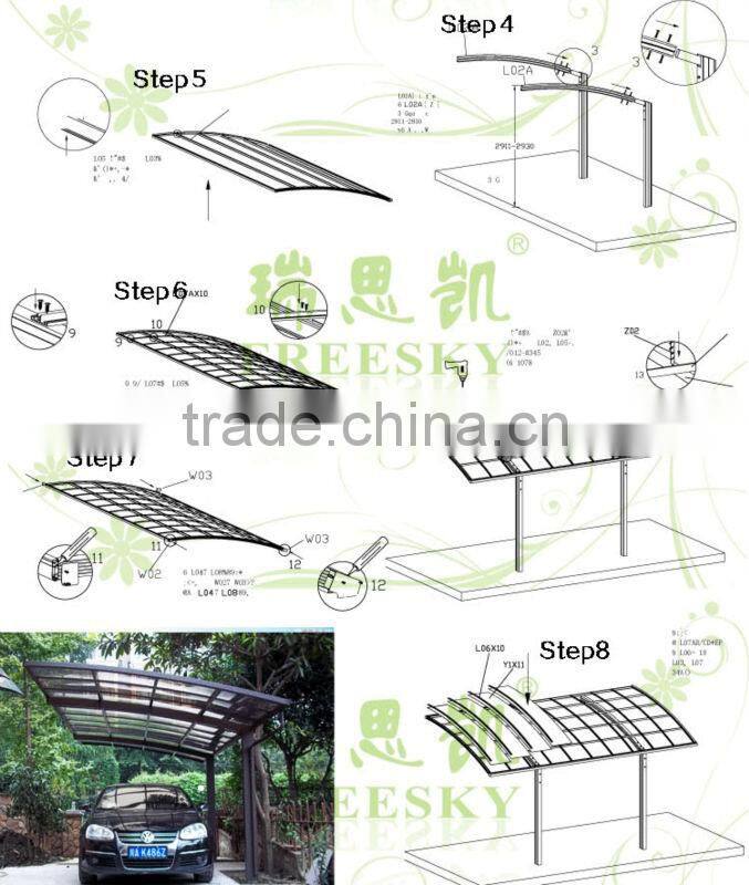 2016 janpanese carport imported from china.rainny carport pc