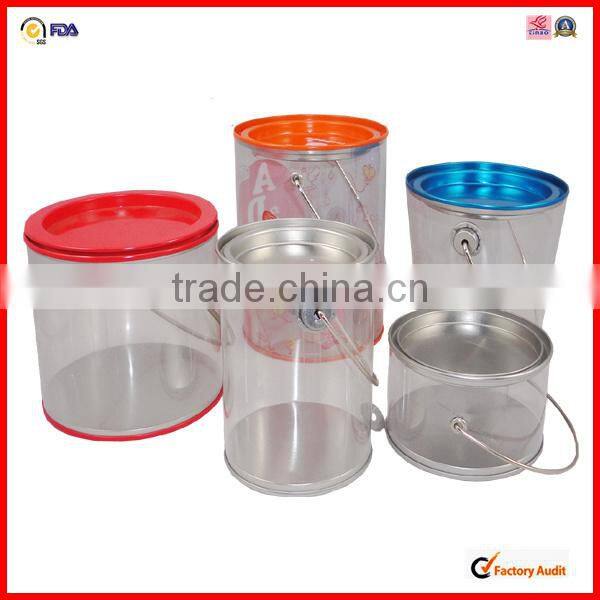 wholesale round transparent tube pvc box