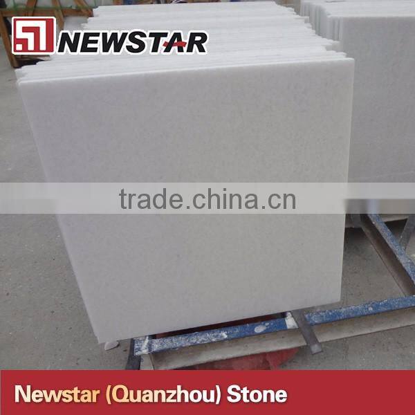 Newstar Beautiful Cheap Pure White Marble Tile 60x60 Crystal Sahara Tile