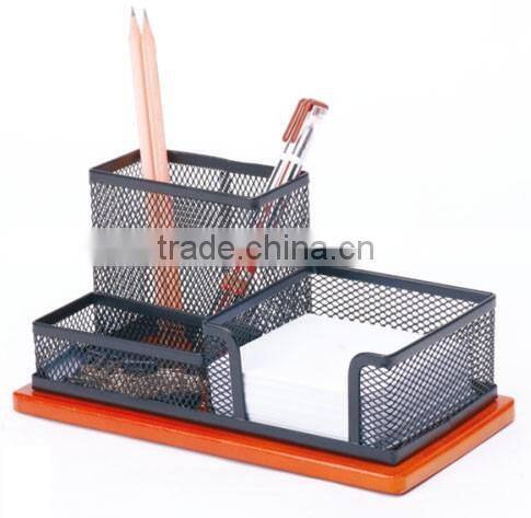 Store More Mesh 3 Tier Rack and 5 Upright Sections Metal Magazine Office Desk Organizer