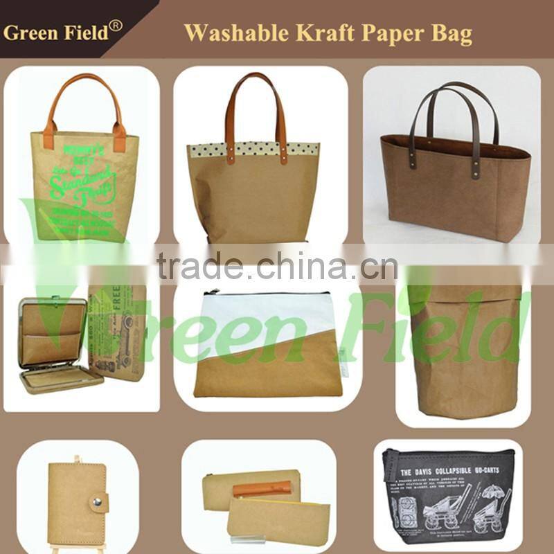 Grey kraft paper shopping bag kraft paper bag