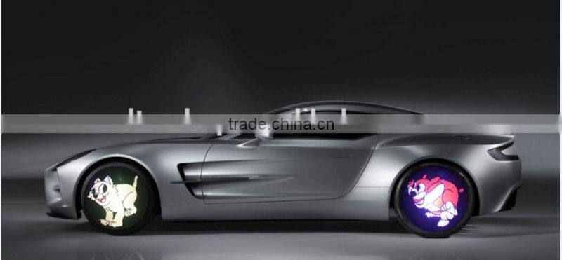 2016 New Arrival Programmable Car Wheels Colorful LED Light Good Present Car Gadgets Christmas Gifts Wholesale Price