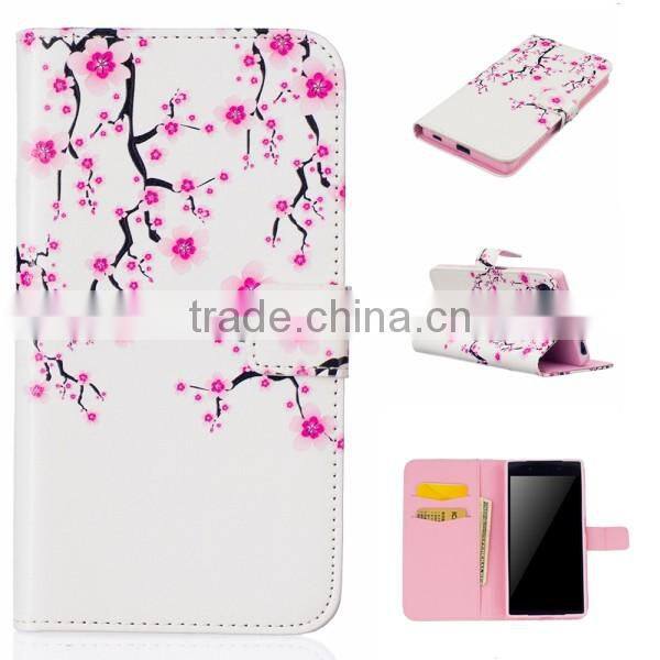 PU leather phone cover IMD phone case for Sony Z5 / mini