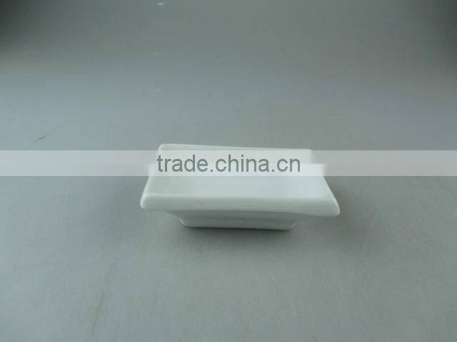 White ceramic toilet soap holder in stock