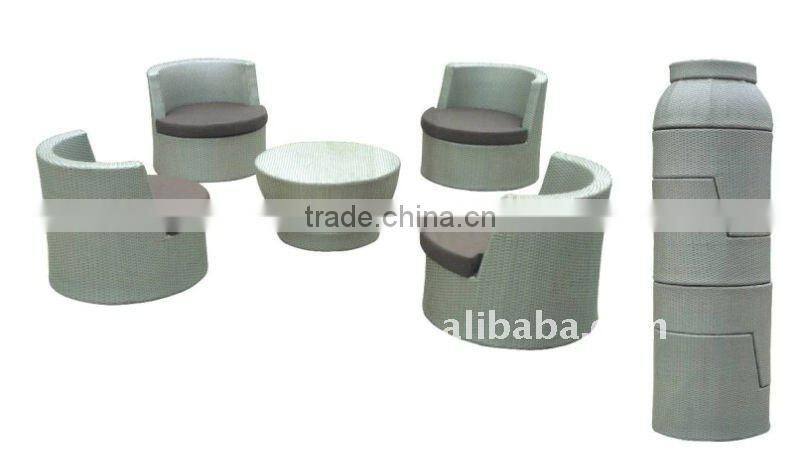 hot sell outdoor sectional coffee table chairs stackable outdoor table set