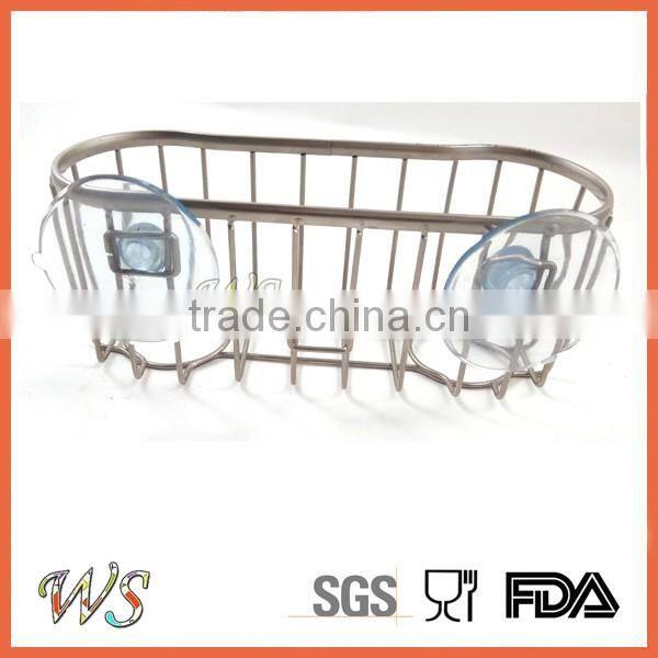 WS-SH01 Stainless Steel Kitchen Sponge Holder, magnetic soap holderr,shower rack