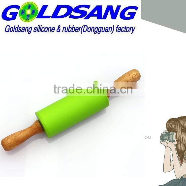 hot selling silicone flour rolling pin nonstick for children