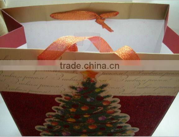 Promotional gift bag for christmas holiday