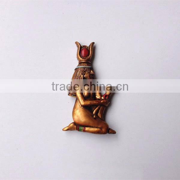 Custom egyptian god horus resin super strong fridge magnet