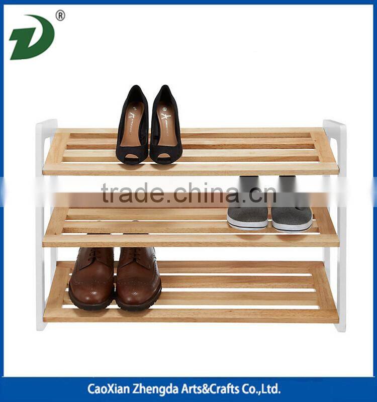 High Class Walnut Wood Shoe Rack