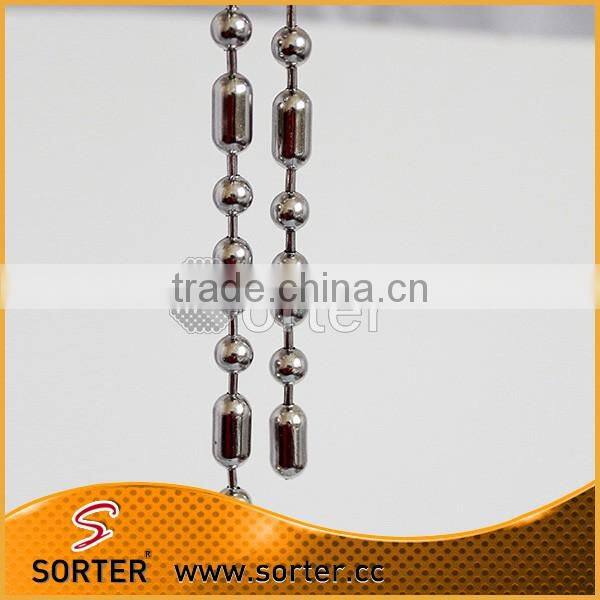 Necklaces Jewelry Type and Unisex Gender stainless steel ball chain necklaces