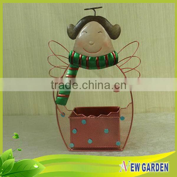 Cheap Price Unique Style Santa Claus Christmas Basket For Flower